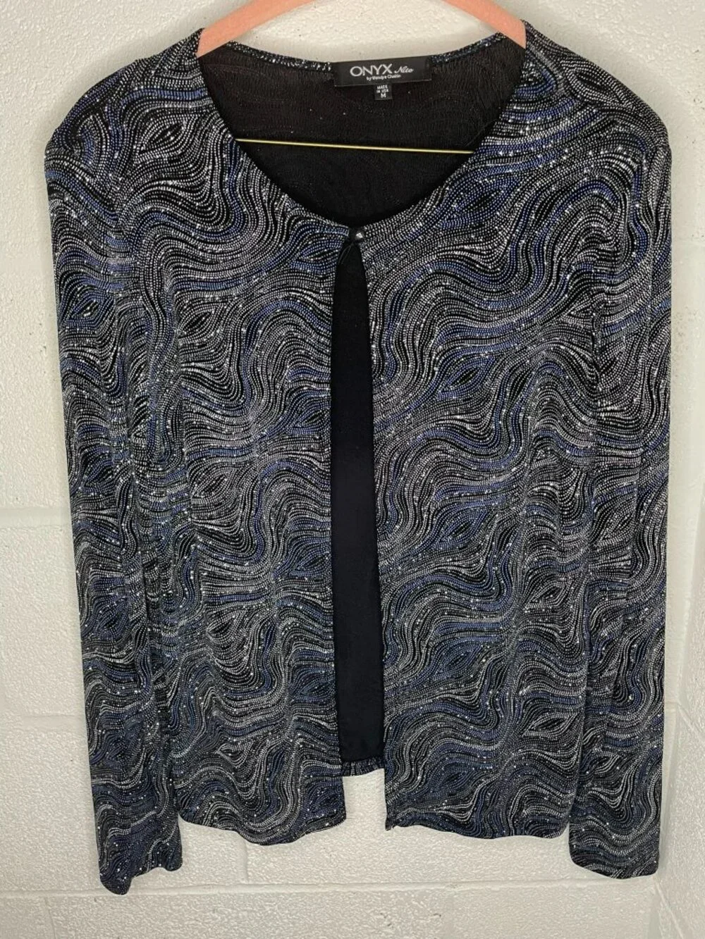 Onyx Nite Matching Set (Tank Top and Cardigan)